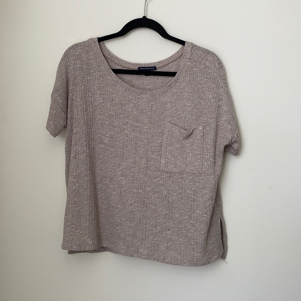 Beige oversized tshirt